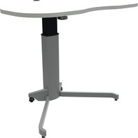 FramePower Tischgestell Inno-Mobility (Sonderfunktion: - keine Sonderfunktion -|Tischplatte: 117x90 cm Weiß (Herzform)) von Framepower by Ergobasis