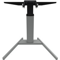 FramePower Tischgestell Inno-Speaker (Rollen: Rollen m. Feststellbremse|Tischplatte: 80 x 60 cm Weiß|Sonderfunktion: - keine Sonderfunktion -) von Framepower by Ergobasis