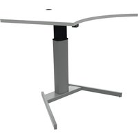 FramePower Tischgestell Inno-Speaker (Rollen: - keine Rollen -|Tischplatte: 138x92 cm Weiß (Geschwungen)|Sonderfunktion: - keine Sonderfunktion -) von Framepower by Ergobasis