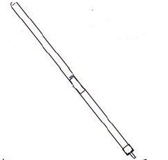 Spannstange für Thule Omnistor 1200, Auszug 2,5 m von Frankana