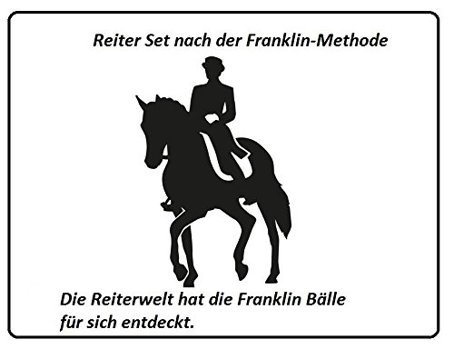 Reiter- und Bewegungsset nach der Franklin-Methode® | Faszien Bälle zur Massage | für Pferd und Reiter | zur Unterstützung und Entlastung von Franklin-Methode