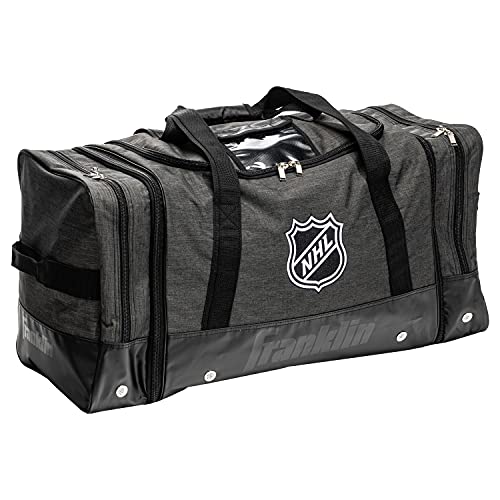 Franklin Sports NHL Eishockey-Tragetasche – Premium-Ausrüstungstasche für Hockeyausrüstung – groß erweiterbare Seesack – strapazierfähig – NHL lizenziert von Franklin Sports