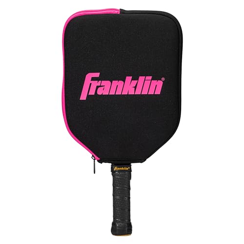 Franklin Sports Pickleball Paddel-Abdeckung, Schwarz/Pink von Franklin Sports