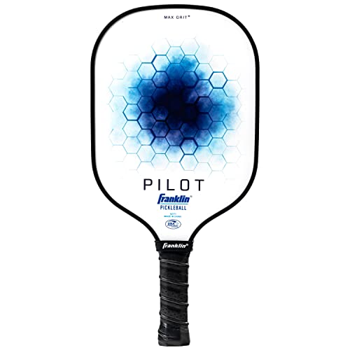 Franklin Sports Pickleball-Paddel – Pilot-Polypropylen-Kern-Pickleball-Schläger – Offizielles USA Pickleball (USAPA) zugelassenes Pickleball-Paddel – Leichter Profi-Schläger – Blau von Franklin Sports