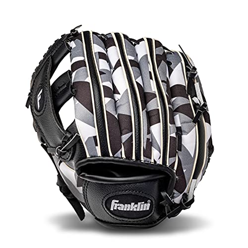Franklin Sports RTP digi-camo Teeball Performance Handschuhe, 24,1 cm, schwarz/weiß von Franklin Sports