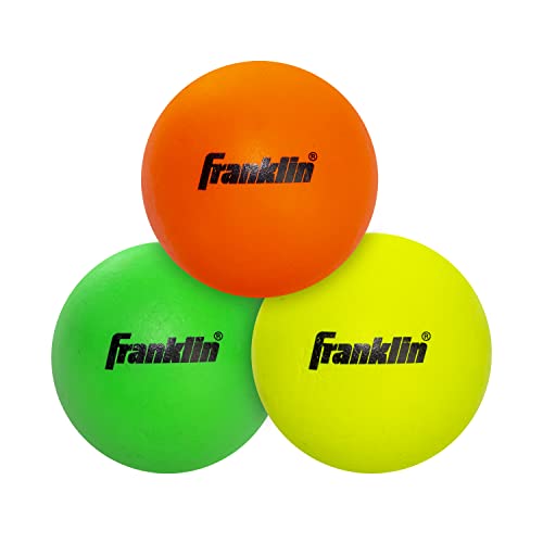 Franklin Sports Youth White Green & Red Mini Game Practice Lacrosse Balls 3-Pack von Franklin Sports