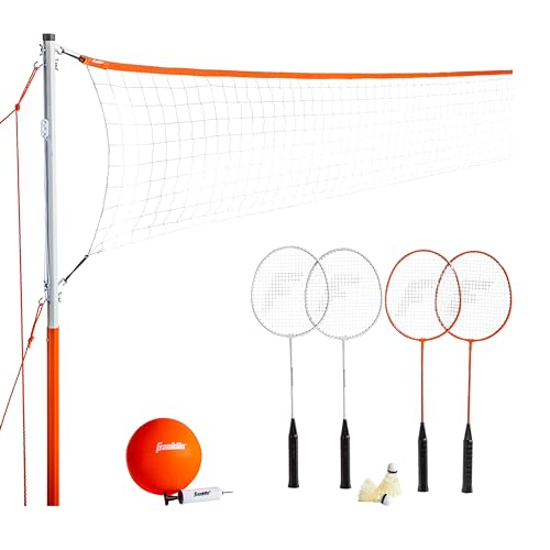 Franklin Starter Badminton/Volley Set, Einheitsgröße, Net Size : 20 Inch x 1. 5 Inch von Franklin Sports