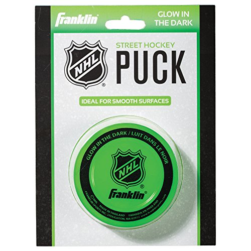 Franklin Streethockeypuck NHL Glow In The Dark Puck-Blister, Grün von Franklin Sports