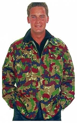 Fratelliditalia Jacke Camouflage Militare Army Camouflage Schweiz Jagdjacke Baumwolle, XL von Fratelliditalia