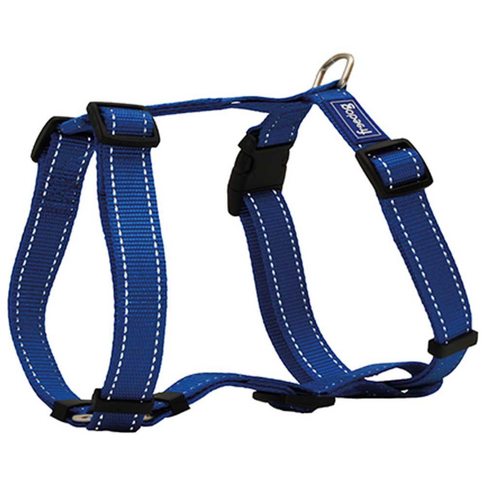 Freedog Nylon Reflect Harness Blau 25 mm x 70-90 cm von Freedog