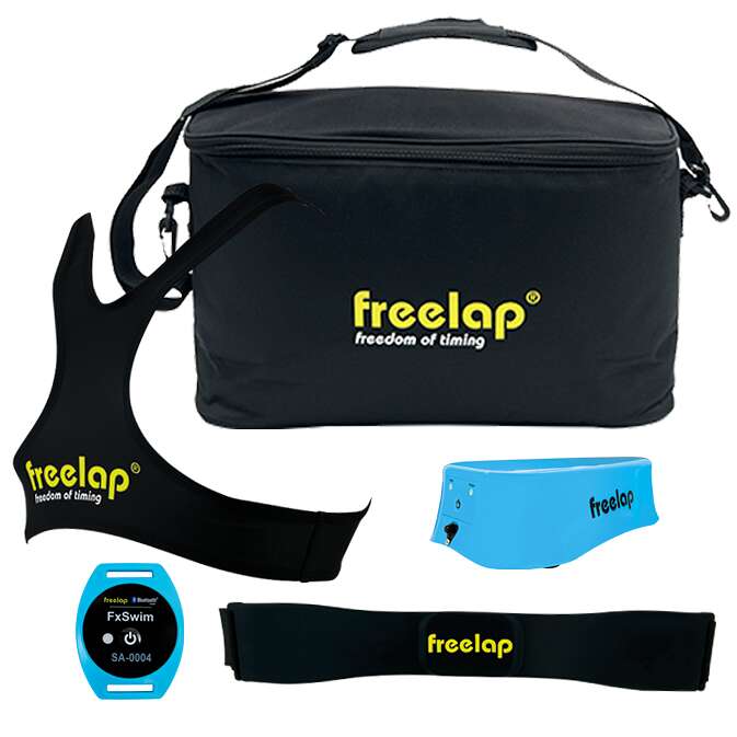 Freelap Zeitmesssystem-Set "Swimming-Basic", 25-m-Bahn, Weste M von Freelap