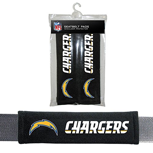 Fremont Die NFL Los Angeles Chargers Seat Belt Pad (Pack of 2) von Fremont Die