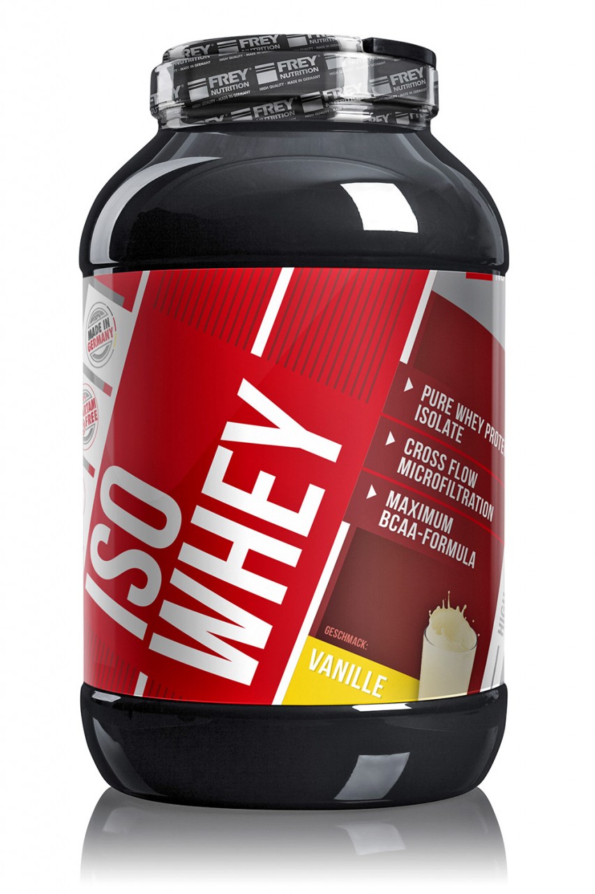 Frey Nutrition Iso Whey 2300g - Whey Protein - Isolate Eiweiss - Premium Qual... von Frey Nutrition