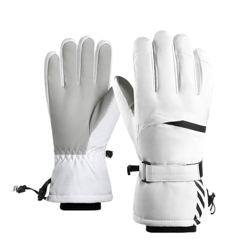 Frfik Schneehandschuhe Für Männer - Bergsteigerfäustlinge,Warm Touchscreen Wasserdicht Winddicht Handschuhe für Extremes Wetter Winter Outdoor Arbeit Bergsteigen Radfahren Snowboard Skaten von Frfik