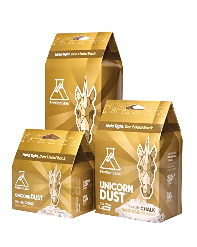 Friction Labs Unicorn Dust 170 g – feine Textur – der neue Standard für Kreide für Klettern, Crossfit und Powerlifting, jetzt mit 100% recycelbarer Verpackung von Friction Labs