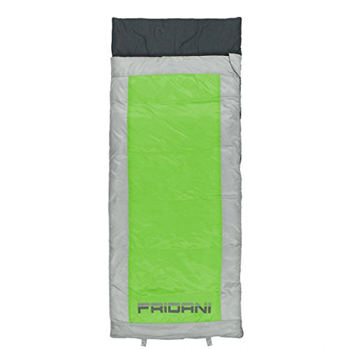 Fridani Kinderschlafsack QG 170 x 70cm Deckenschlafsack +6 °C Grün warm wasserabweisend waschbar von Fridani