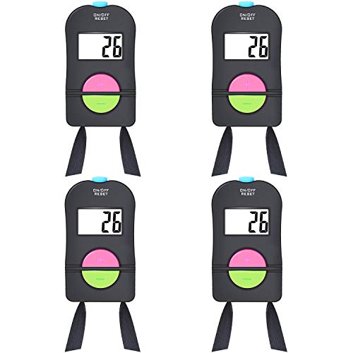 Frienda 4 Stücke Digitale Handzähler Golf Sport Zähler Elektronische Hinzufügen Subtrahieren Manuelle Klicker Handheld Mechanische Nummer Klickzähler mit Trageband von Frienda