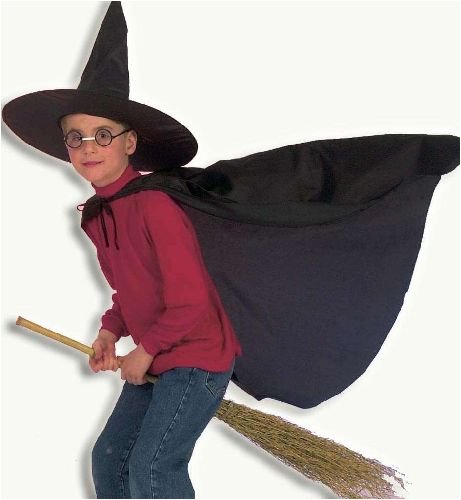 Halloween Party Kinder Kostüm Zauberlehrling Zauberer Gr. 152 -164 m.Hut von Fries