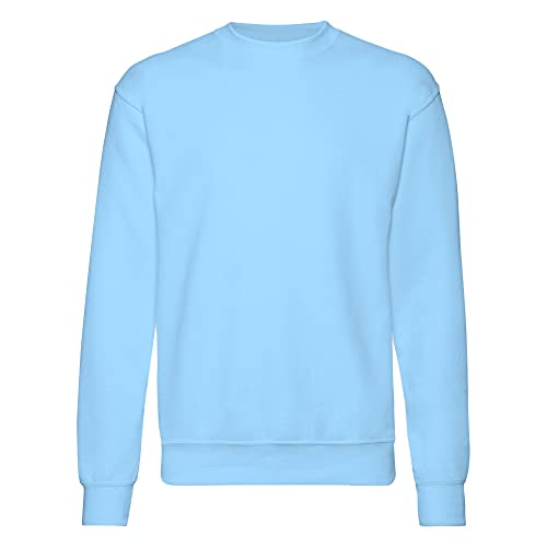 Fruit of the Loom Herren 62-202-0 Sweatshirt, himmelblau, Large von Fruit of the Loom