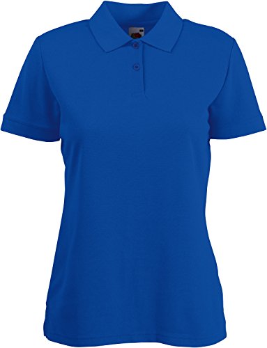 Polo-Shirt * Lady-Fit 65/35 Polo * Fruit of the Loom Royal,M von Fruit of the Loom