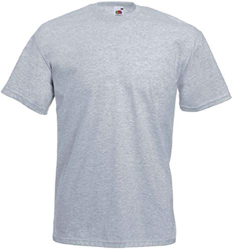 Fruit of the Loom Valueweight T, Größe:L;Farbe:Heather Grey L,Heather Grey von Fruit of the Loom