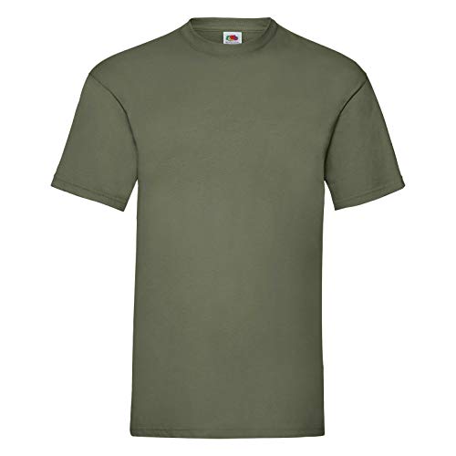 Fruit of the Loom - Classic T-Shirt 'Value Weight' M,Classic Olive von Fruit of the Loom