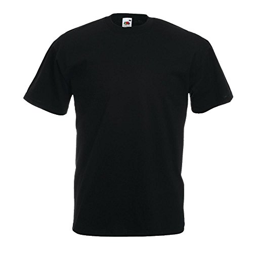 Fruit of the Loom Valueweight T-Shirt Diverse Farbsets Schwarz XXXL von Fruit of the Loom