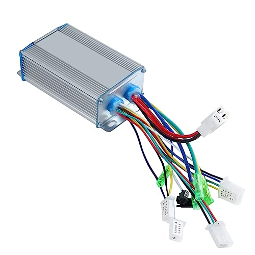 Fubdnefvo B?rstenloser DC-Motor-Controller, unterst?tzt kein Hall, Anti-Untersetzer, ?berstrom zum Schutz, 36 V-48 V, 350 W, universell, elektrisches Fahrrad, E-Bike, Scooter von Fubdnefvo