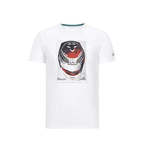 Fuel For Fans Herren Formel 1 Mercedes-AMG Petronas Helm T-Shirt Lewis Hamilton von Fuel For Fans
