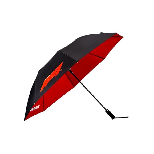Fuel For Fans Formel 1 – Offizieller Merchandise-Artikel – F1 Regenschirm großes Logo – Schwarz – Größe: Einheitsgröße von Fuel For Fans