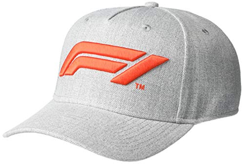 Fuel For Fans Unisex-Erwachsene Team Cap F1 Tech Collection Baseballkappe mit großem Logo, Grau, Einheitsgröße von Fuel For Fans