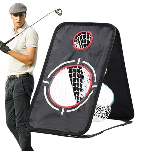 Golf Chipping Netz, Zusammenklappbarer Golf Übungsnetz Für Indoor/Outdoor/Backyard Genauigkeit Und Swing Practice, Golf Accessories for Men Gift von Fukamou