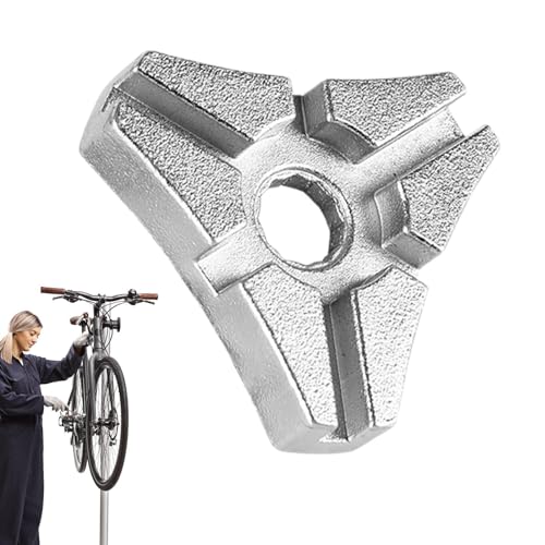 Fulenyi Fahrrad-Speichenschlüssel, Motorrad-Speichenschlüssel - Fahrradfelgen-Zentrierwerkzeug,20CR Stahl-Fahrradspeichenschlüssel mit Sechs-Loch-Design zum Zentrieren und Reparieren von Fahrradrädern von Fulenyi