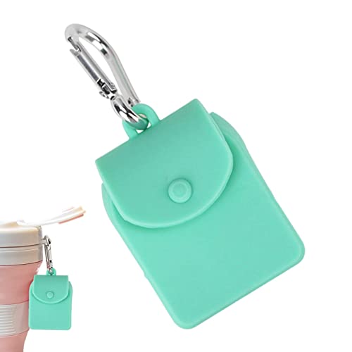 Fulenyi Mini-Tasche, Mini-Silikontasche mit Karabiner für Geldbörse, Leicht zu reinigende kleine Geldbörse für Frauen, Männer, Jungen, Mädchen, Reisen von Fulenyi