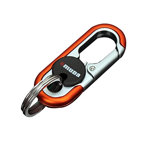 Fulenyi Schlüsselanhänger Karabiner, Auto-Schlüsselanhänger aus Zinklegierung mit 2 Schlüsselringen, Unisex Leicht zerlegbare Mini-Outdoor-Werkzeuge für Autoschlüssel, Hausschlüssel, Anhänger von Fulenyi