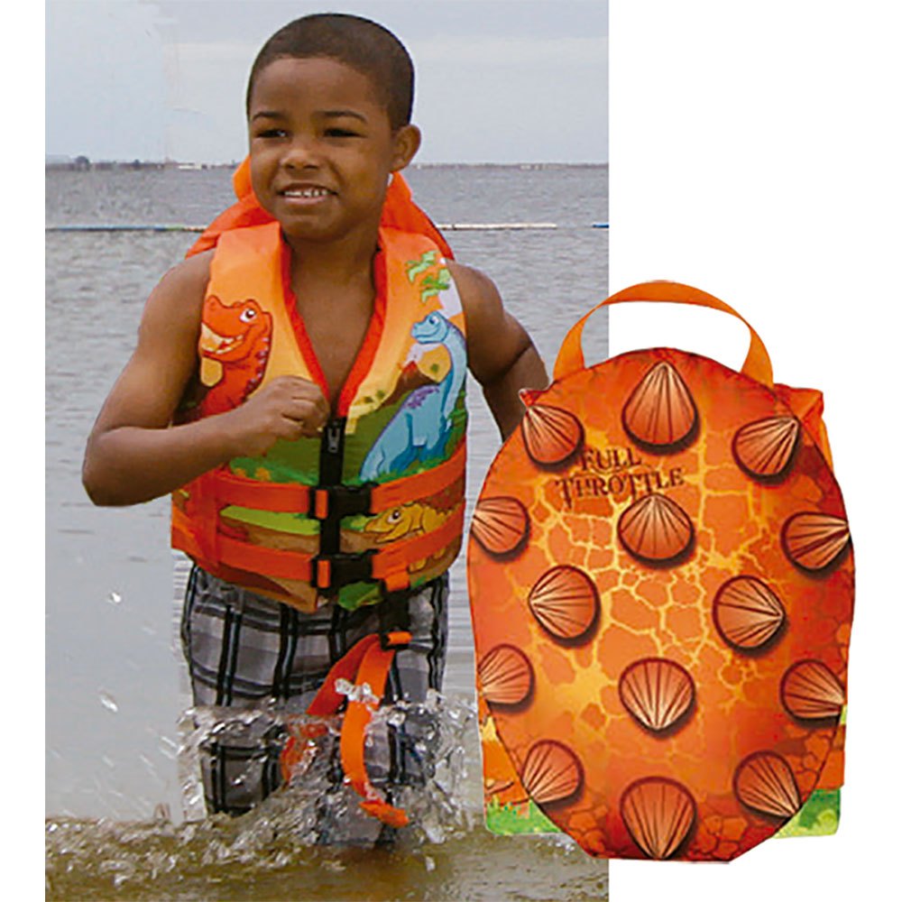Full Throttle Water Buddies Inflatable Life Jacket Orange von Full Throttle