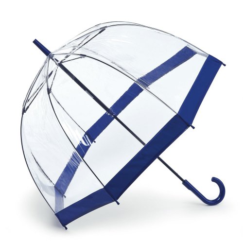Fulton Damen Regenschirm - Blau - Navy Border - Einheitsgröße von Fulton