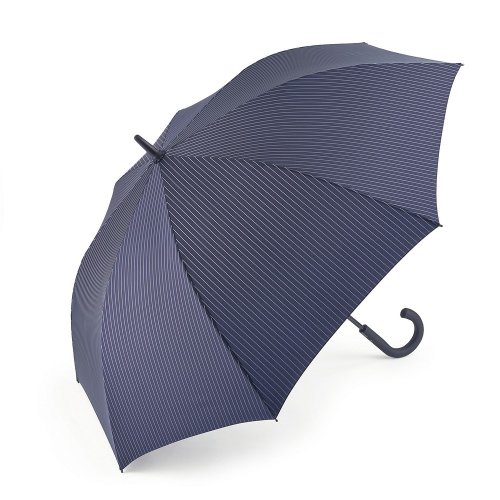Fulton Knightsbridge 2 Unisex-Erwachsene Regenschirm, City Stripe Navy/Cloud, Einheitsgröße, Stockschirm von Fulton