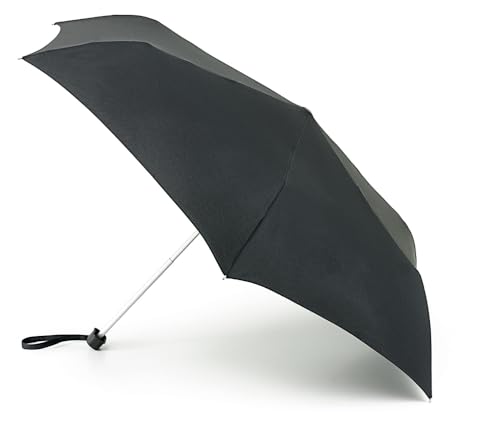 Fulton Fulton Miniflat 1 Regenschirm, Unisex, für Erwachsene, Schwarz, Schwarz, Einheitsgröße, Modern von Fulton