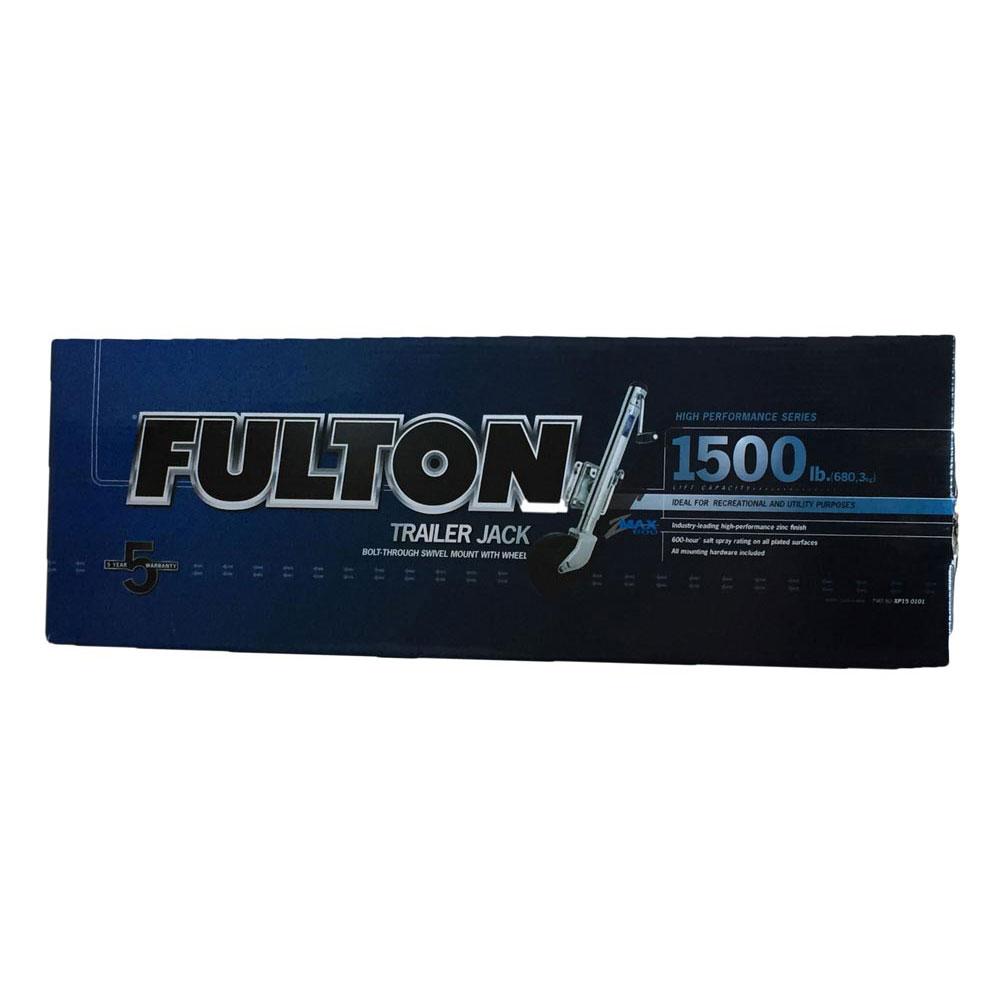 Fulton Trailer Jack 1500 Swing Bolton Support Silber von Fulton