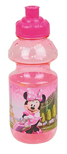 FUN HOUSE Kinder Trinkflasche Disney Minnie Junior Pink, MM 005829 von Fun House