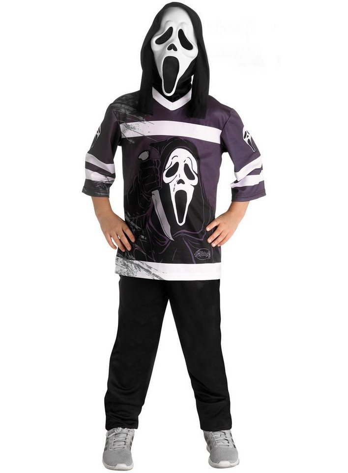 Fun World Kostüm Eishockey Ghostface Kinderkostüm, Wir haben es schon immer gewusst: Ghostface macht gerne Sport und ist von Fun World