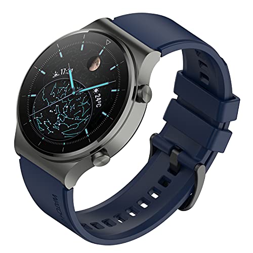 FunBand Kompatibel mit Huawei Watch GT2 Pro Armband, 22mm Weiches Silikon Ersatzband Armbänder für Huawei Watch GT2 Pro/Watch GT2 46mm / Huawei Watch 3 / Huawei Watch 3 Pro Smart Watch von FunBand
