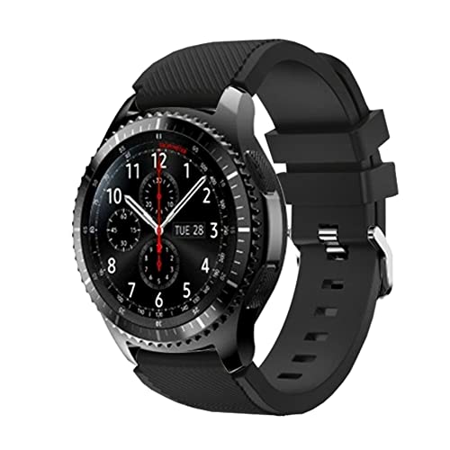 FunBand kompatibel mit Samsung Galaxy Watch 3 Armband 45mm, 22mm weiches Silikon Ersatzarmband ist für Galaxy Watch 3/Gear S3 Frontier/S3 Classic/Galaxy Watch 46mm/Huawei Watch GT2 Pro Smart Watch von FunBand