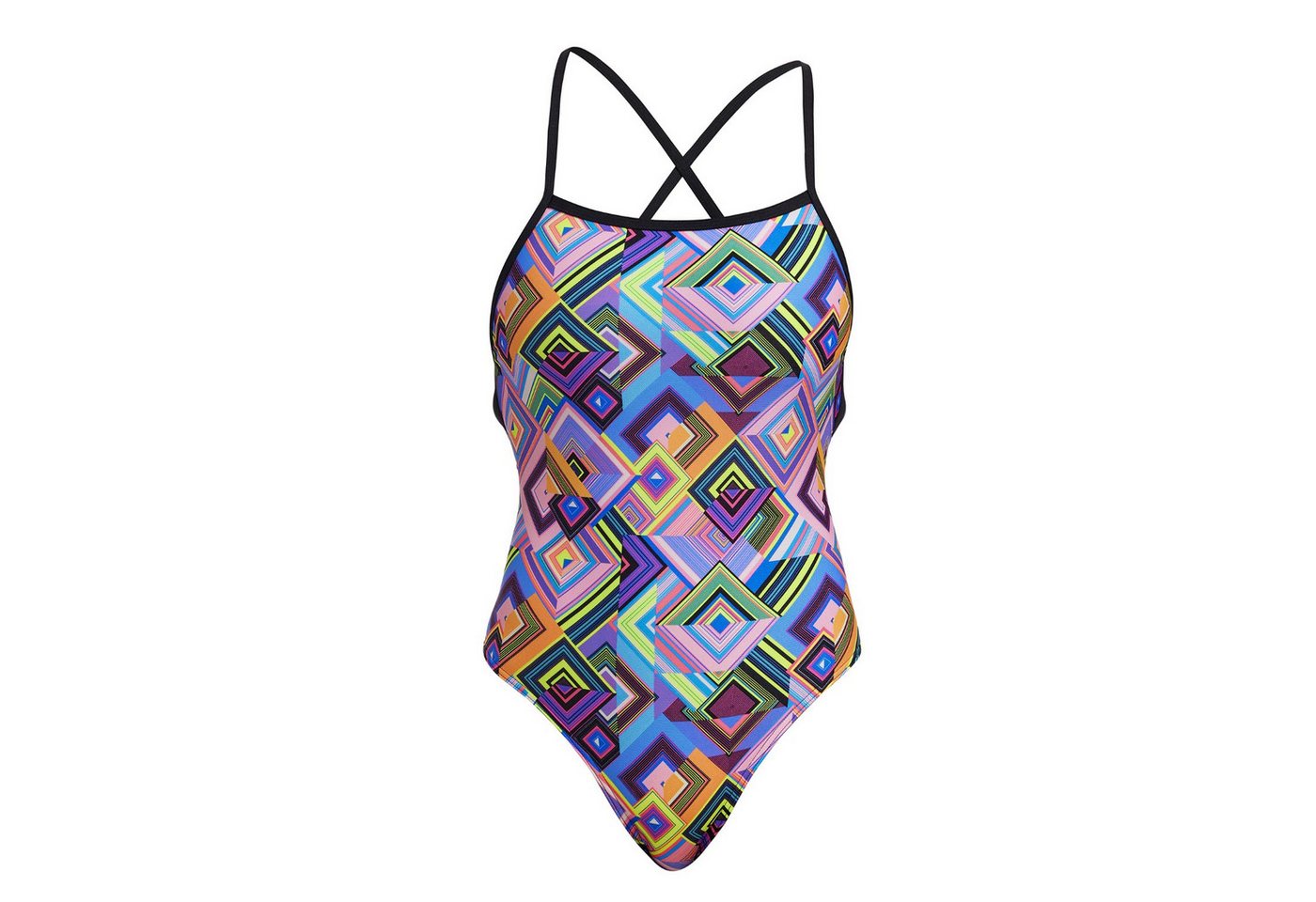 Funkita Badeanzug für Damen Boxanne chlorresistent schnelltrocknend UV Schutz 50+ von Funkita