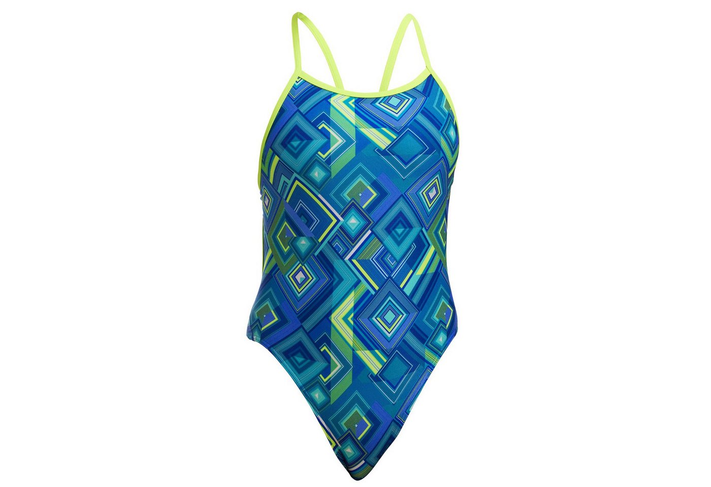 Funkita Badeanzug für Mädchen Help Me Rhombus chlorresistent und schnelltrocknend UV 50+ von Funkita