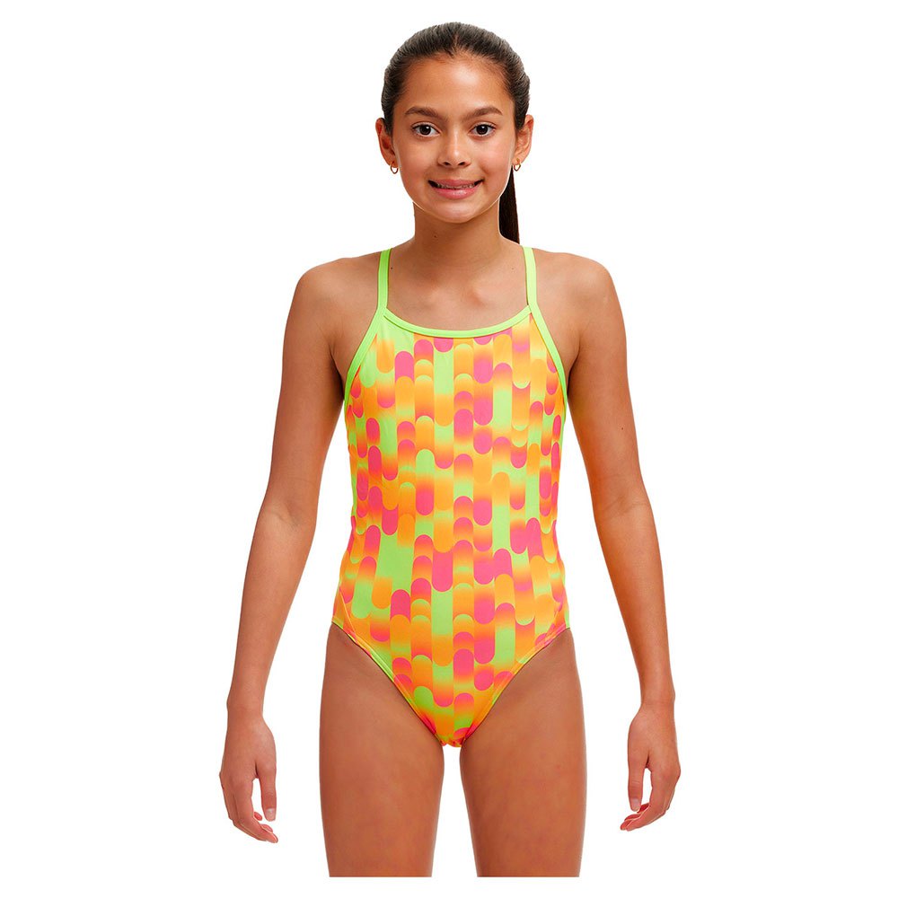 Funkita Diamond Back Swimsuit Gelb 12 Years Mädchen von Funkita