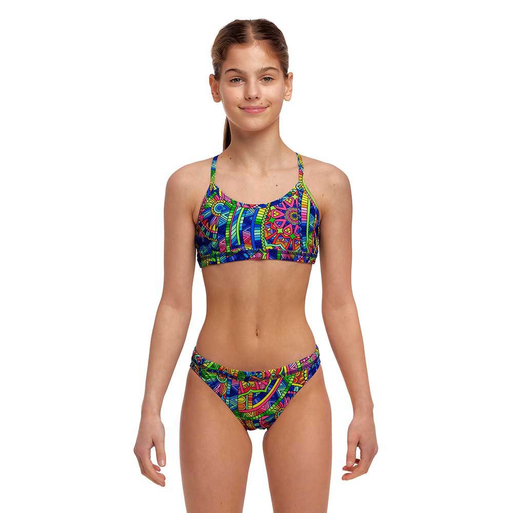 Funkita Racerback Bikini Mehrfarbig 12 Years Junge von Funkita