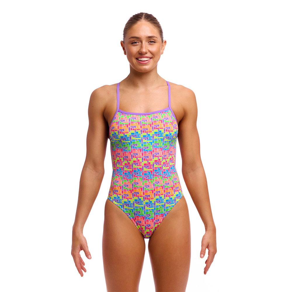 Funkita Single Strength Swimsuit Mehrfarbig AUS 12 Frau von Funkita