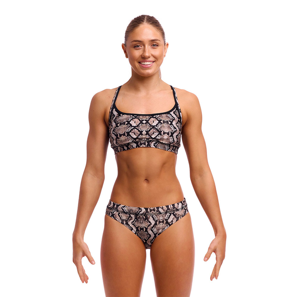 Funkita Sports Bikini Bottom Grau AUS 10 Frau von Funkita